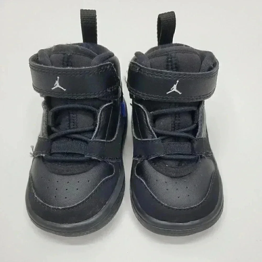 Nike Air Jordan Fadeaway 23 Black & Blue Childs Size 4C